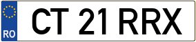 Truck License Plate